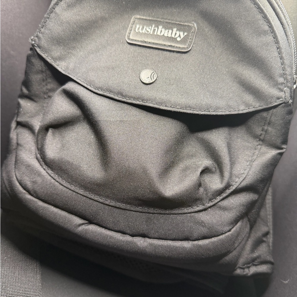 Tushbaby Black Baby hip Seat Carrier